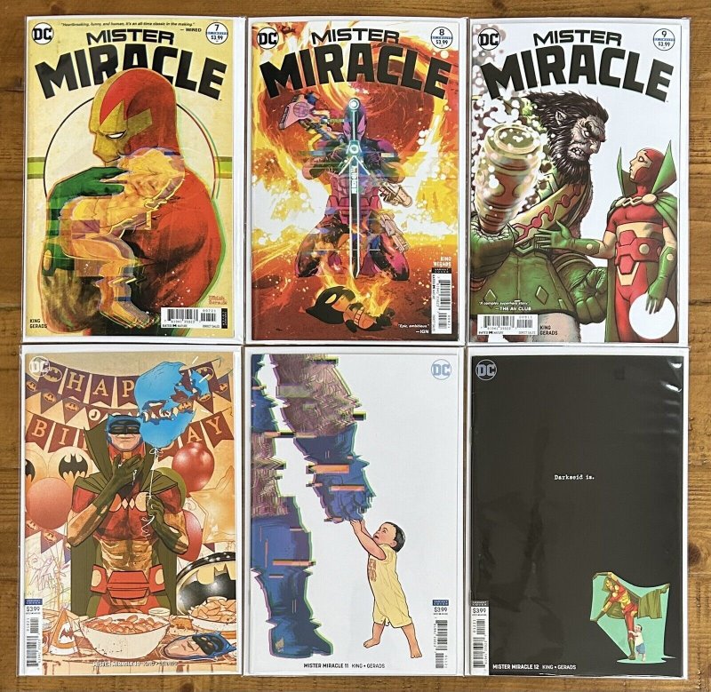 Mister Miracle #1,2,3,4,5,6,7,8,9,10,11,12 DC 2017 Complete Set Lot