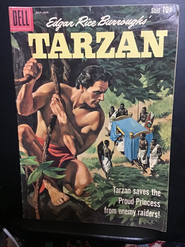 Tarzan #119 (1960) Mid-high-grade painted cover silver-age key! FN/VF Wow!
