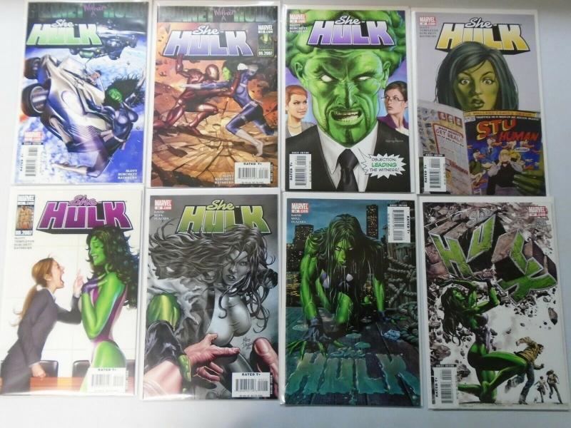 She-Hulk Lot (2nd + 3rd Series), 44 Different 8.0/VF (2006-2015)