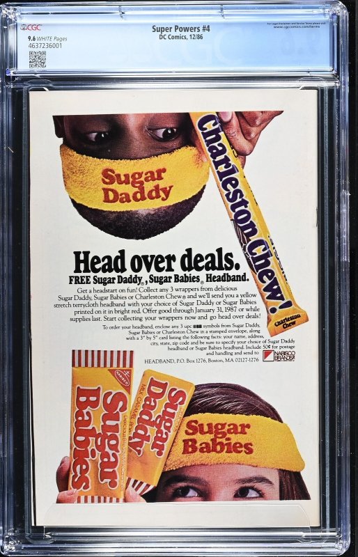 Super Powers #4 (12/86) Graded CGC 9.6