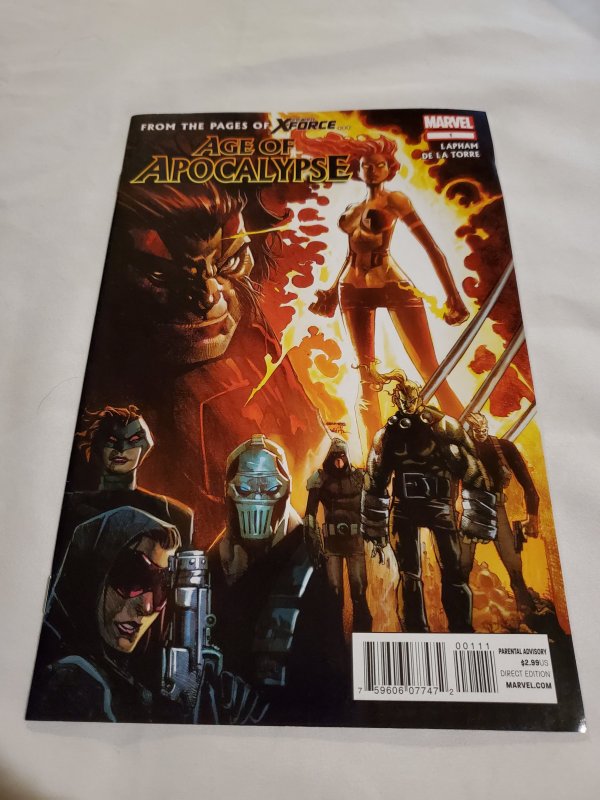 Age of Apocalypse 1 Near Mint Cover by Humberto Ramos