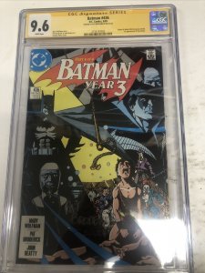 Batman (1989) #436 (CGC 9.6 SS) Signed Pat Broderick Marv Wolfman Story