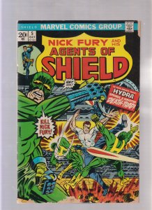 Shield #5 - Nick Fury Agents Of Shield! (3.5/4.0) 1973