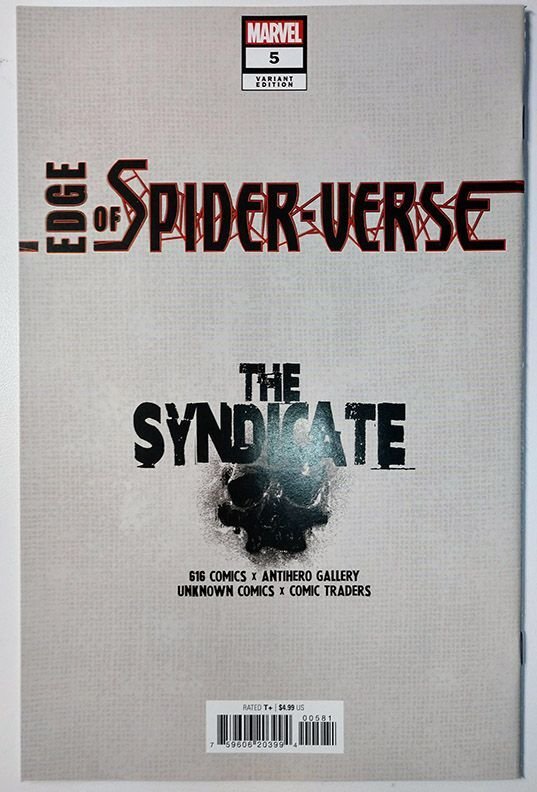 Edge of Spider-Verse #5 (9.6, 2022) Anacleto Variant Set