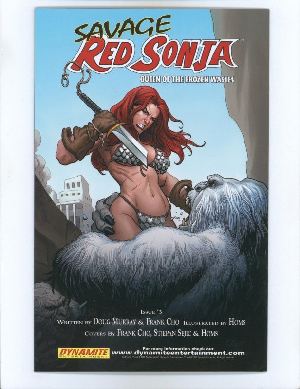 Savage Red Sonja: Queen of the Frozen Wastes 1 - 4 complete