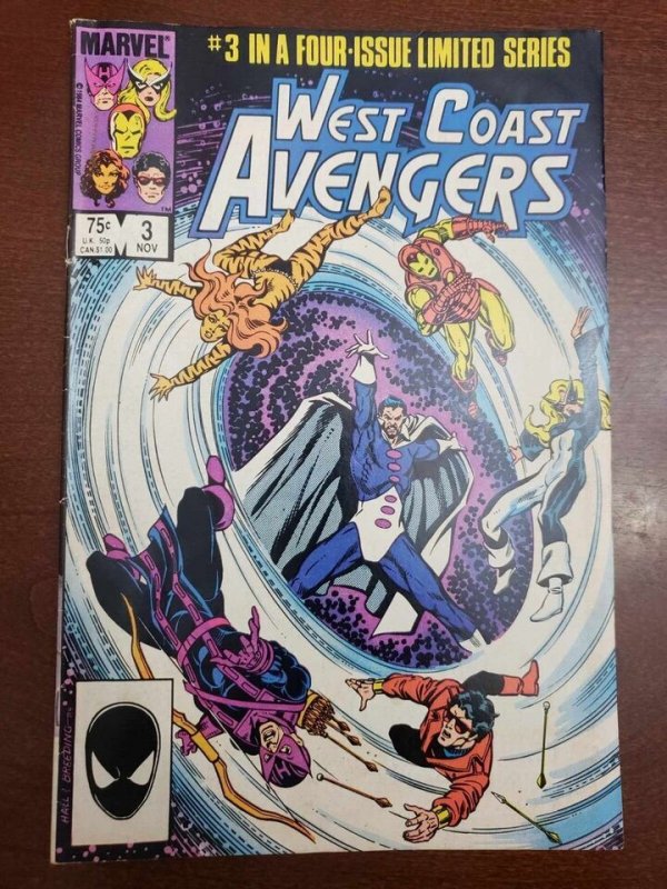 West Coast Avengers #3 (1984) 4 ISSUE LIMITED SERIES - Near Mint Cond.