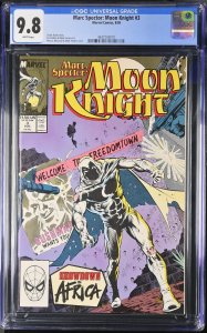 Marc Spector: Moon Knight #3 (8/89) Graded CGC 9.8