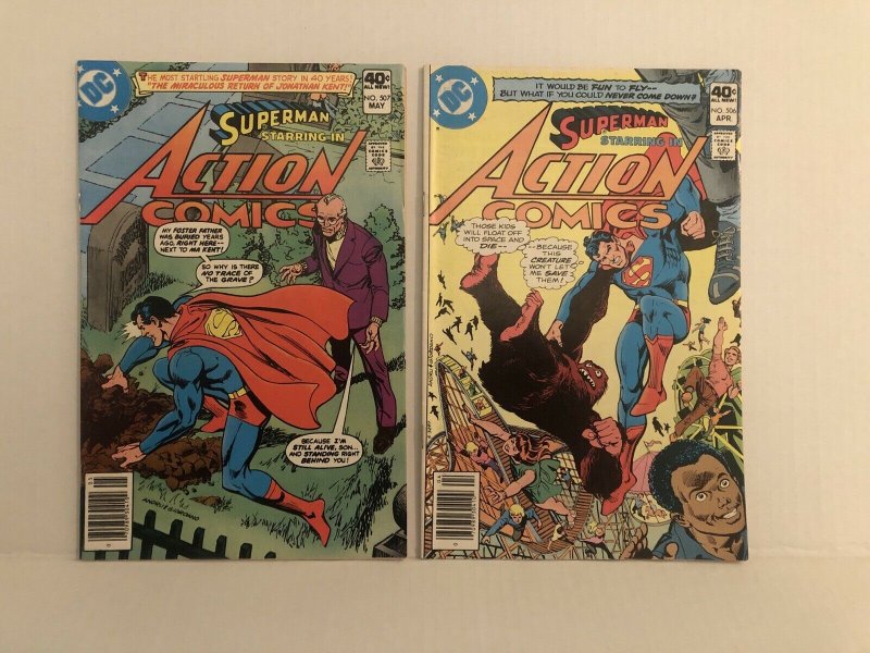 Action Comics #501 - 507  Lot Of 6