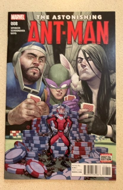 Astonishing Ant-Man #8 (2016) Nick Spencer Story Julian Totino Tedesco Cover