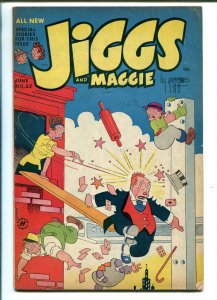 JIGGS AND MAGGIE #23 1953-STANDARD-GEORGE MCMANUS ART-LI'L DOT-CARD GAME-vg