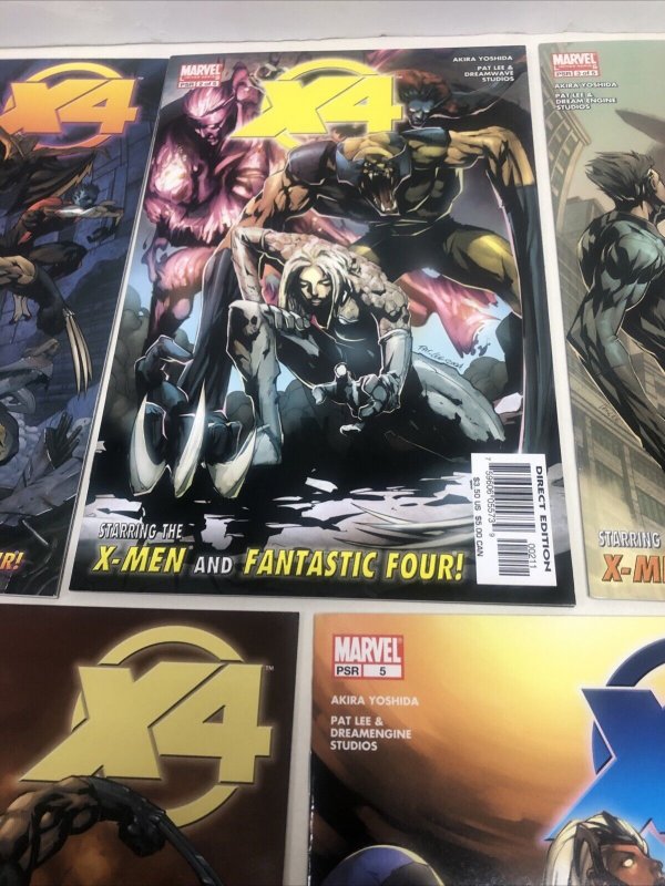 X-Men And The Fantastic Four (2005) Set Issues # 1-5 • Marvel Comics • Yoshida
