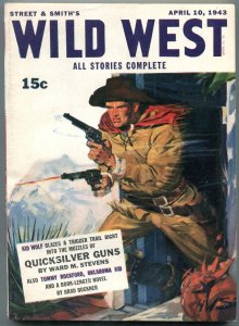 PULP:  Wild West Pulp April 10 1943- Quicksilver Guns FN
