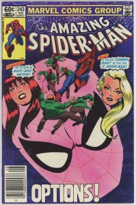 Amazing Spider Man #243 (1963) - 7.0 FN/VF *Options/Pink Cover* Newsstand