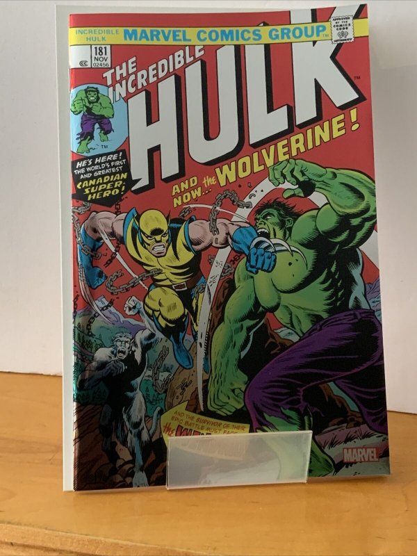 ?Incredible Hulk #181 FOIL Facsimile Edition Comics  2023??NM