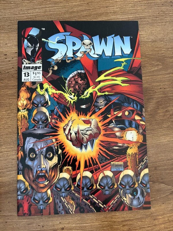 Spawn # 13 NM Image Comic Book Todd McFarlane Clown Angela 18 J268