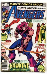 AVENGERS #189--COMIC BOOK--Hawkeye--comic book--VF
