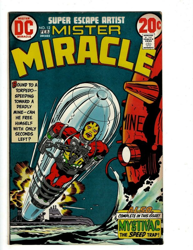 Mister Miracle # 12 VF- DC Comic Book Jack Kirby's Fourth World Mystivac EJ1 