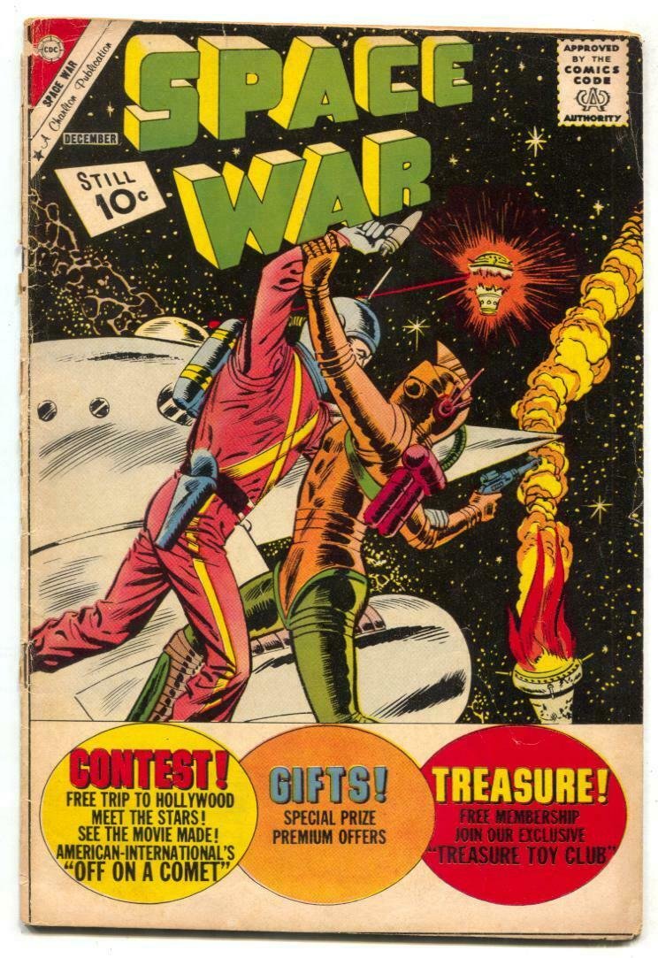 Space War 14 1961 Charlton Comics Venus Attacks G Vg Hipcomic