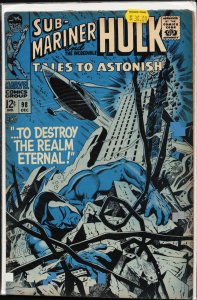 Tales to Astonish #98 (1967) Namor the Sub-Mariner