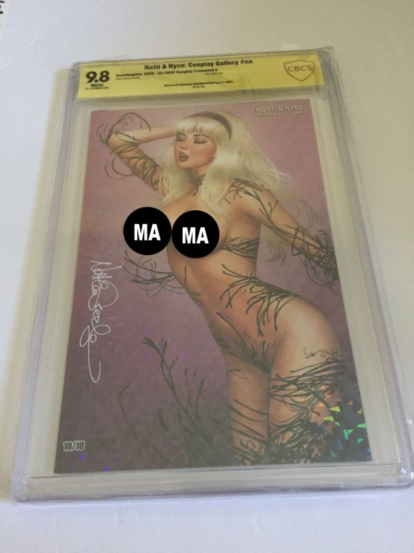 2020 Counterpoint Notti & Nyce Naughty Prismafoil Nathan Szerdy CBCS Graded 9.8