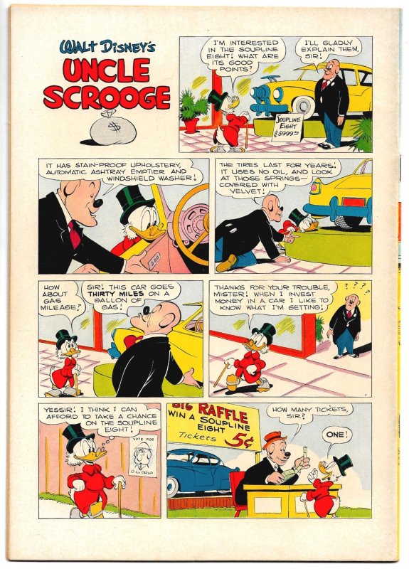 Walt Disney's UNCLE SCROOGE #1 Four Color #386 (Mar1952) 9.2 NM-  Carl...