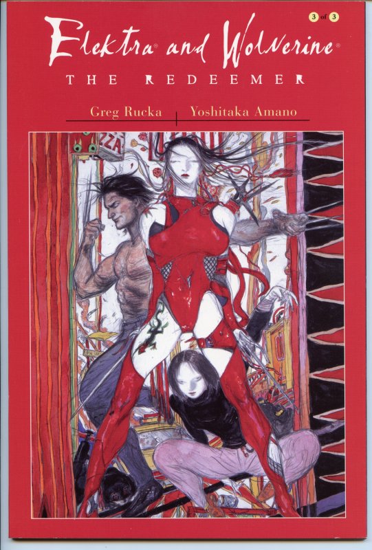 Elektra and Wolverine: The Redeemer #1-3, full run - Marvel - 2002 - NM-