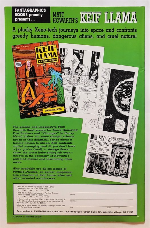 Neil & Buzz in Space and Time #1 (April 1989, Fantagraphics) 7.0 FN/VF