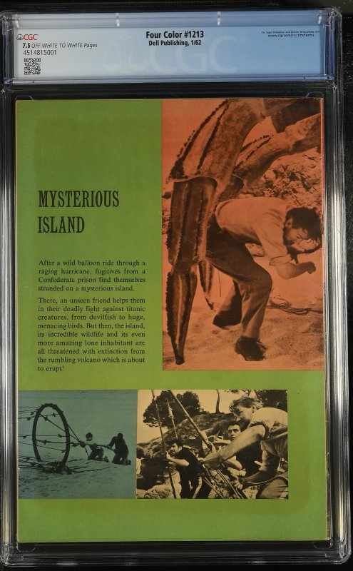 Four Color #1213  1962 - Dell -CGC 7.5 - Comic Book-4514815001