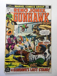 The Gunhawks #7 (1973) FN Condition! 1/4 in tear fc