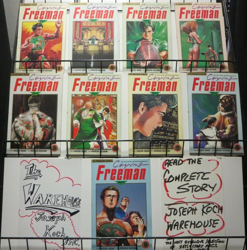 CRYING FREEMAN PART 2 (1990 VIZ) 1-9 THE SET!