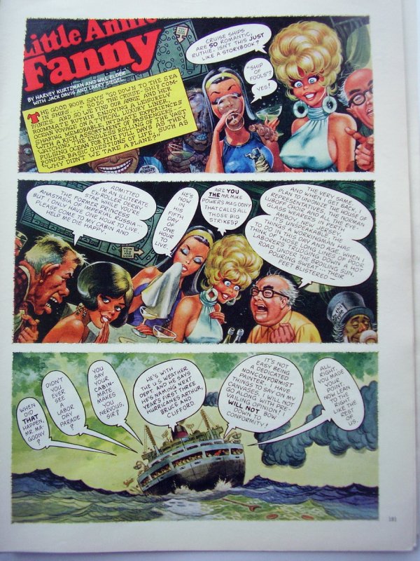 Annie Fanny 7 original playboy comics Set 6