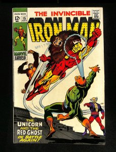 Iron Man #15 Last 12 cent issue!