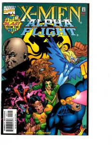 2 X-Men Alpha Flight Marvel Comic Books # 1 2 Wolverine Storm Cyclops Beast BH29