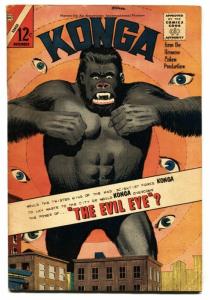 KONGA #15-THE EVIL EYE-CHARLTON COMICS 1963 VG+