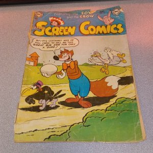 Real Screen Comics #62 dc Comics 1953 fox and the crow golden age funny animal