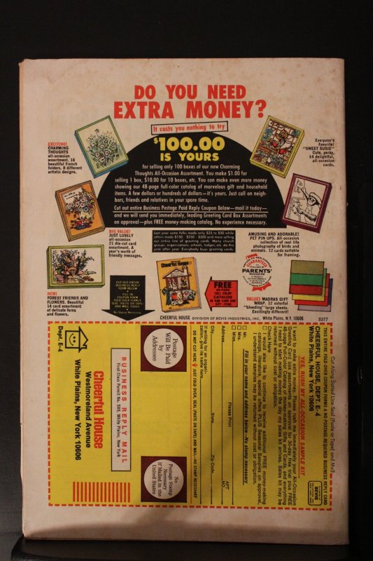 Jughead #225 (1974) Mid-High-Grade FN/VF Skiing cover!