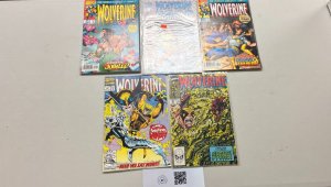 5 Wolverine Marvel Comics Books #22 60 117 118 Wolverine Punisher #1 71 JW12