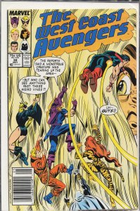 West Coast Avengers #32 (1988) West Coast Avengers / Avengers West Coast