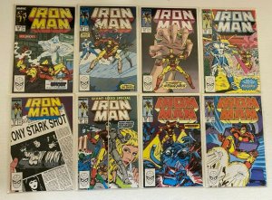Iron Man comic lot from:#241-249 (1st series) 35 diff 8.0 VF (1987-89)