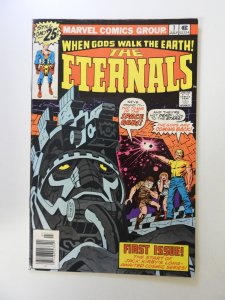 The Eternals #1 (1976) FN- condition stains back cover