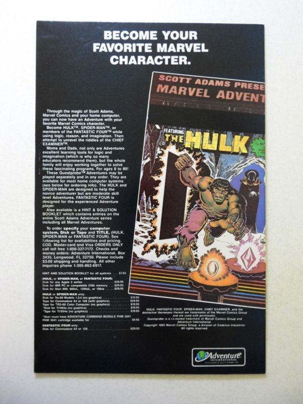 Uncanny X-Men #205 FN Condition