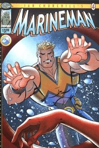 MARINEMAN #4 NM IAN CHURCHILL STORY, COVER & ART IMAGE