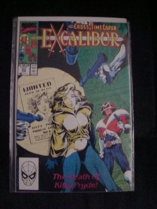 Excalibur #23 Chris Claremont Story Alan Davis Cover & Art Death of Kitty Pryde