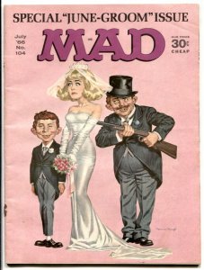 MAD Magazine #104-1966-Mingo-Drucker-Martin-Woodbridge-VG