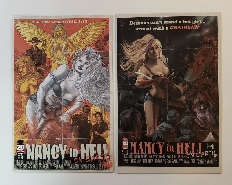 NANCY IN HELL ON EARTH #1-4 COMPLETE SET IMAGE COMICS 2010 VF/NM