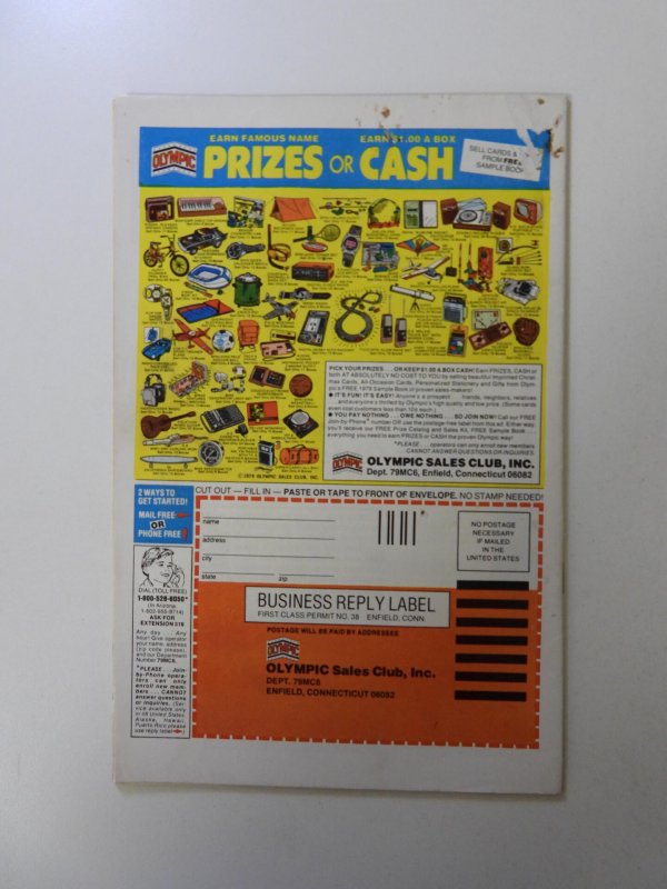 Uncanny X-Men #125 VG/FN condition stains,tape pull back cover