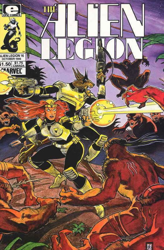 Alien Legion (Vol. 1) #16 VF/NM; Epic | save on shipping - details inside