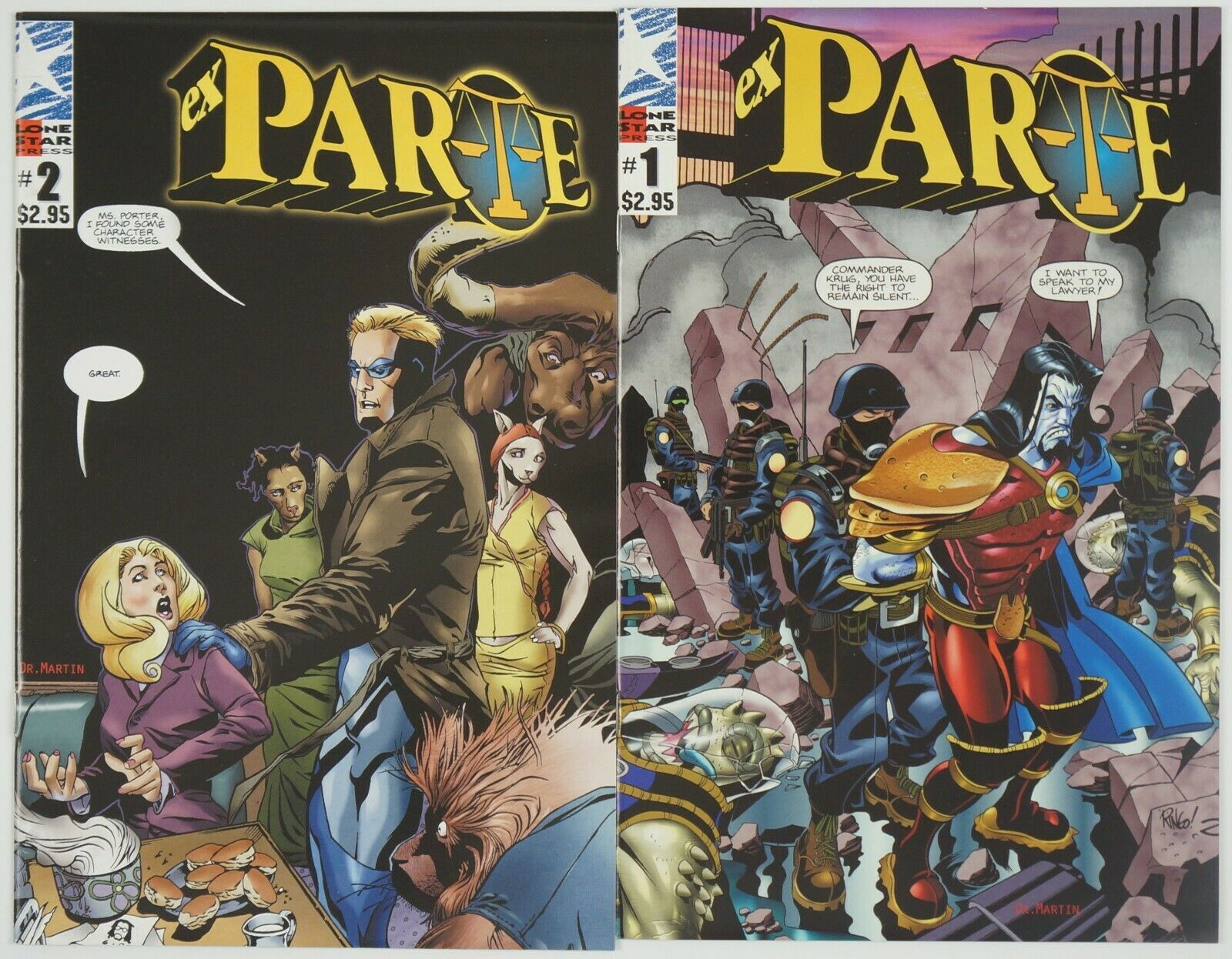 ex Parte #1-2 VF/NM complete series - mike wieringo - lone star press set lot | Comic Books - Modern Age, Superhero / HipComic ex Parte #1-2 VF/NM complete series - mike wieringo - lone star press set lot | Comic Books - Modern Age, Superhero / HipComic