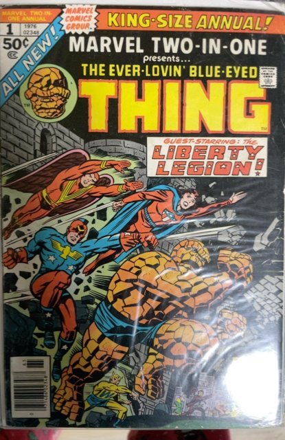 Marvel Two-in-One Annual #1 (1976) FN+