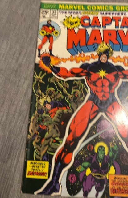 Captain Marvel #32  (1974) Thanos/Origon of Drax